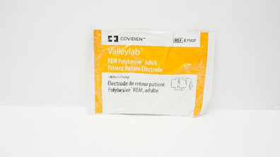 Covidien E7507 Valleylab REM Polyhesive Adult Patient Return Electrode>30lbs (x)